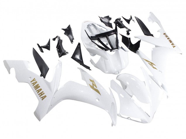 Purchase 2004-2006 White Gold Decals Yamaha YZF 1000 R1 Motorcycle Fairings UK