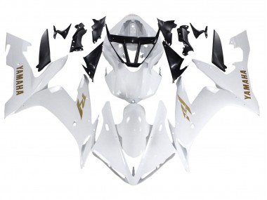 Purchase 2004-2006 White Gold Decals Yamaha YZF 1000 R1 Motorcycle Fairings UK