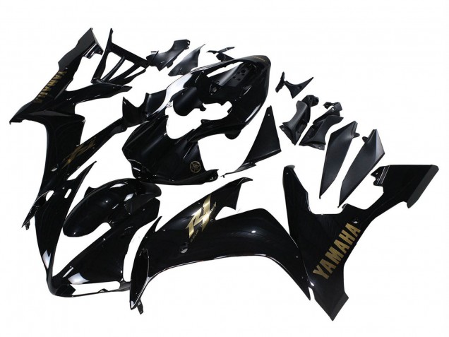 Purchase 2004-2006 Glossy Black Gold Decals Yamaha YZF 1000 R1 Motorcycle Fairings UK