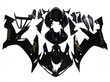 Purchase 2004-2006 Glossy Black Gold Decals Yamaha YZF 1000 R1 Motorcycle Fairings UK