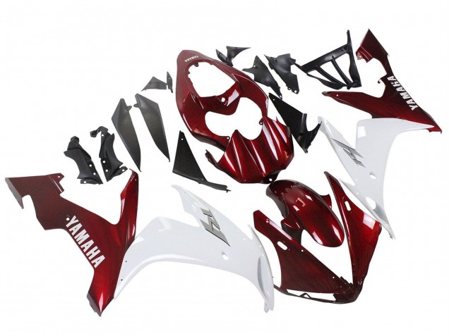 Purchase 2004-2006 Red White Yamaha YZF 1000 R1 Motorcycle Fairings UK