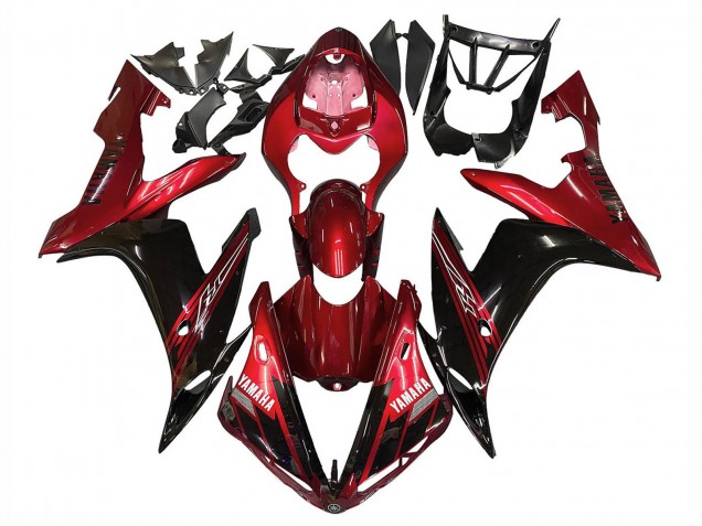 Purchase 2004-2006 Red Glossy Black Yamaha YZF 1000 R1 Motorcycle Fairings UK