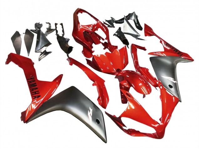 Purchase 2007-2008 Red Matte Black Yamaha YZF 1000 R1 Motorcycle Fairing UK