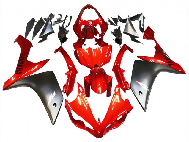 Purchase 2007-2008 Red Matte Black Yamaha YZF 1000 R1 Motorcycle Fairing UK