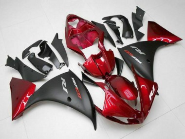 Purchase 2009-2011 Red Matte Black Yamaha YZF 1000 R1 Motorcycle Fairings UK