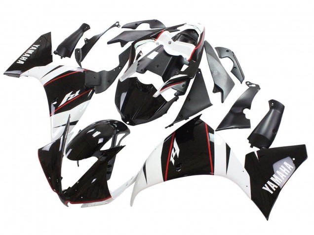 Purchase 2012-2014 White Red Glossy Black Yamaha YZF 1000 R1 Motorcycle Fairing UK