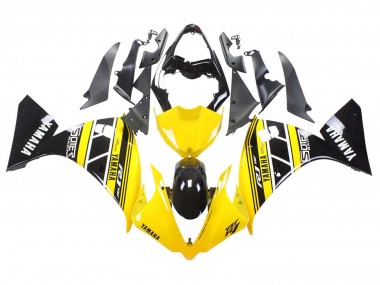 Purchase 2012-2014 Yellow White Black Yamaha YZF 1000 R1 Motorcycle Fairings UK