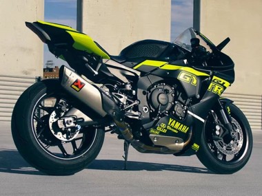 Purchase 2020-2025 Glossy Black Fluorescent Yellow Yamaha YZF 1000 R1 Motorcycle Fairings UK