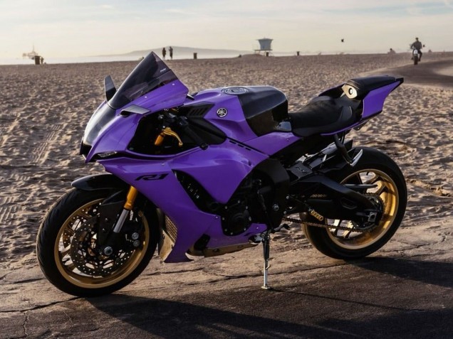 Purchase 2020-2025 Purple Glossy Black Yamaha YZF 1000 R1 Motorcycle Fairings UK