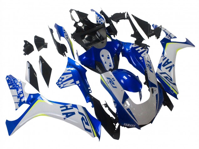 Purchase 2020-2025 White Blue Neon Yellow Glossy Black Yamaha YZF 1000 R1 Motorcycle Fairings UK