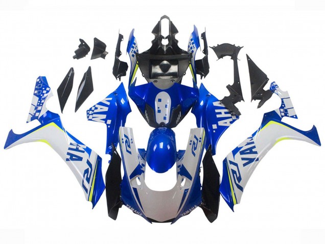 Purchase 2020-2025 White Blue Neon Yellow Glossy Black Yamaha YZF 1000 R1 Motorcycle Fairings UK