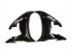 Purchase 2003-2004 Glossy Black White Decals Yamaha YZF R6 Motorcycle Fairings UK