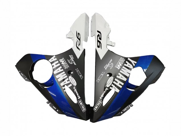 Purchase 2006-2009 Blue White Glossy Black Yamalube Yamaha YZF R6S Motorcycle Fairings UK