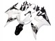 Purchase 2006-2009 White Glossy Black Yamaha YZF R6S Motorcycle Fairings UK