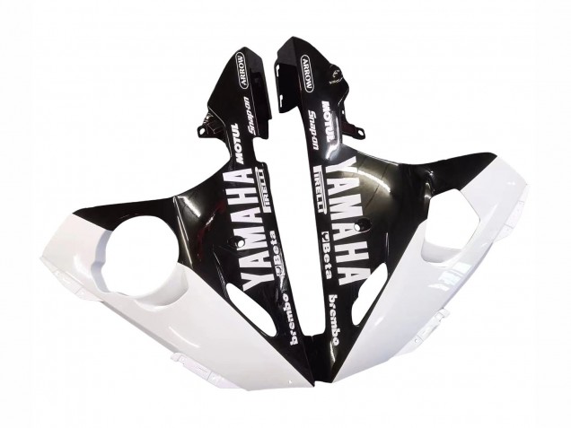 Purchase 2006-2009 White Glossy Black Yamaha YZF R6S Motorcycle Fairings UK