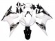 Purchase 2006-2009 White Glossy Black Yamaha YZF R6S Motorcycle Fairings UK
