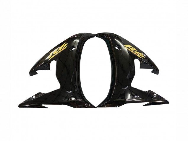 Purchase 2006-2009 Glossy Black Gold Decals Yamaha YZF R6S Motorcycle Fairings UK