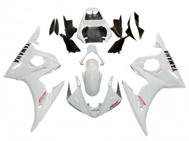 Purchase 2006-2009 White Yamaha YZF R6S Motorcycle Fairing Kits UK