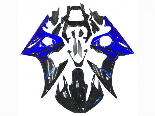 Purchase 2006-2009 Blue Glossy Black Yamaha YZF R6S Motorcycle Fairings UK