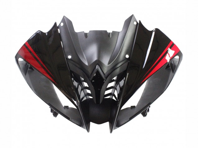 Purchase 2008-2016 Glossy Black Matte Black Red Stripe Yamaha YZF 600 R6 Motorcycle Fairings UK