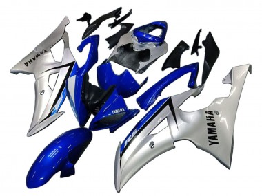 Purchase 2008-2016 Silver Blue Yamaha YZF 600 R6 Motorcycle Fairings UK