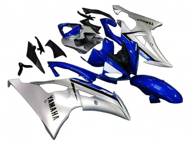 Purchase 2008-2016 Silver Blue Yamaha YZF 600 R6 Motorcycle Fairings UK