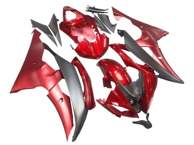 Purchase 2008-2016 Red Grey Yamaha YZF 600 R6 Motorcycle Fairings UK