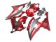 Purchase 2008-2016 Red Grey Yamaha YZF 600 R6 Motorcycle Fairings UK