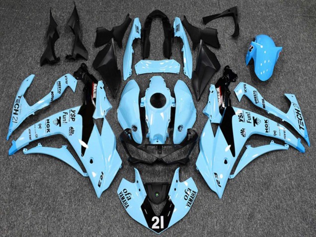Purchase 2015-2018 Black Blue Yamaha YZF R3/R25 Motorcycle Fairings UK Purchase 2015-2018 Black Blue Yamaha YZF R3/R25 Motorcycle Fairings UK
