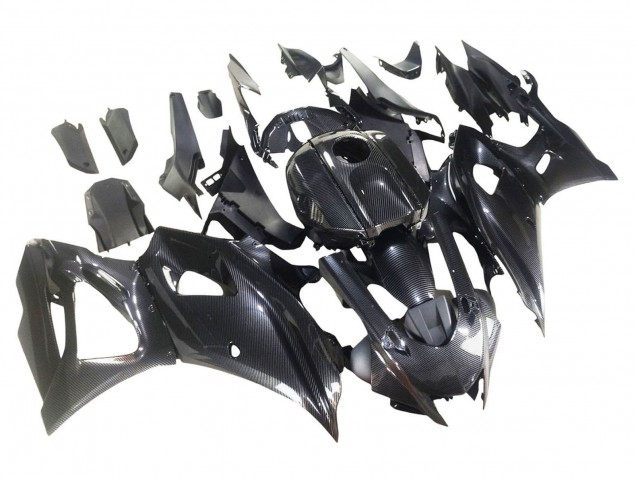 Purchase 2021-2024 Black Carbon Fiber Carbon Fiber Yamaha YZF R7 Motorcycle Fairings UK