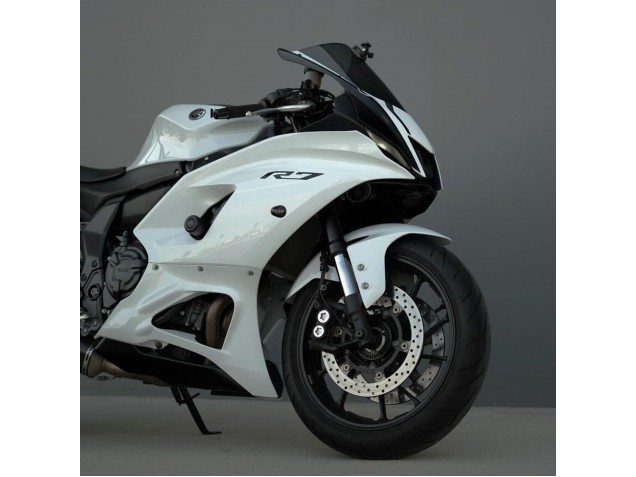 Purchase 2021-2024 Glossy White Yamaha YZF R7 Motorcycle Fairings UK