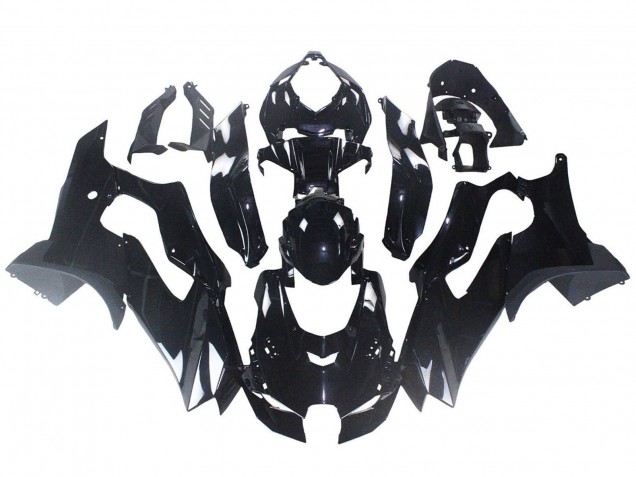 Purchase 2021-2025 Glossy Black Kawasaki ZX10R Motorcycle Fairings UK