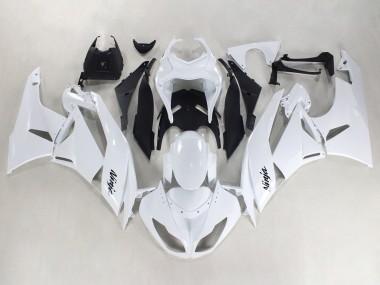 Purchase 2009-2012 White Black Ninja Kawasaki ZX6R Motorcycle Fairings UK