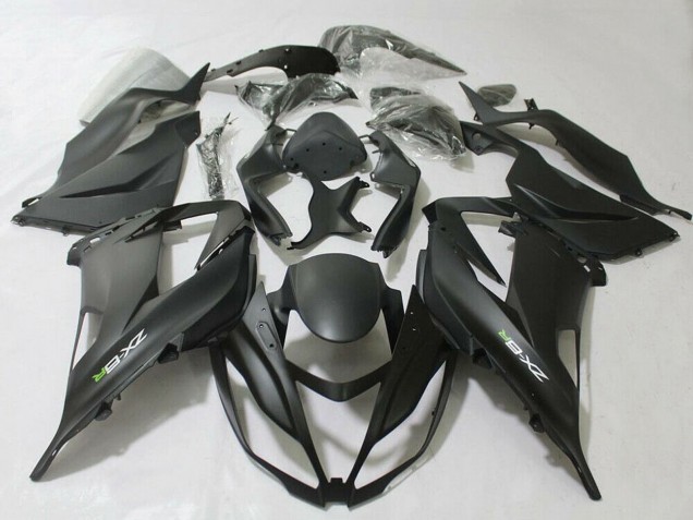 Purchase 2013-2018 Matte Black Kawasaki ZX6R Motorcycle Fairing UK