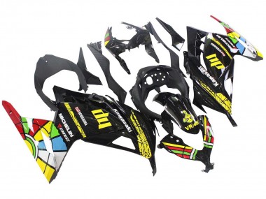 Purchase 2013-2024 Glossy Black Yellow Red Green Blue White Kawasaki EX300 Motorcycle Fairings UK