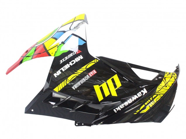 Purchase 2013-2024 Glossy Black Yellow Red Green Blue White Kawasaki EX300 Motorcycle Fairings UK