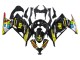 Purchase 2013-2024 Glossy Black Yellow Red Green Blue White Kawasaki EX300 Motorcycle Fairings UK