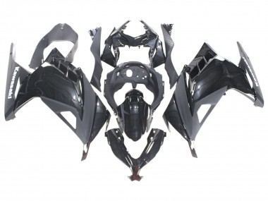 Purchase 2013-2024 Glossy Black Kawasaki EX300 Motorcycle Fairings UK