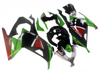Purchase 2013-2024 Green White Red Black Elf Kawasaki EX300 Motorcycle Fairings UK
