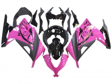 Purchase 2013-2024 Pink Black Kawasaki EX300 Motorcycle Fairings UK