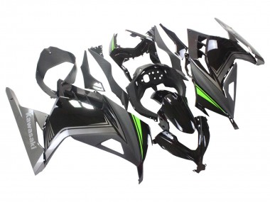 Purchase 2013-2024 Glossy Black Matte Black Green Kawasaki EX300 Motorcycle Fairings UK