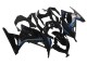 Purchase 2013-2024 Glossy Black Blue Kawasaki EX300 Motorcycle Fairings UK