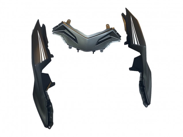 Purchase 2013-2024 Matte Black White Elf Snow Kawasaki EX300 Motorcycle Fairings UK