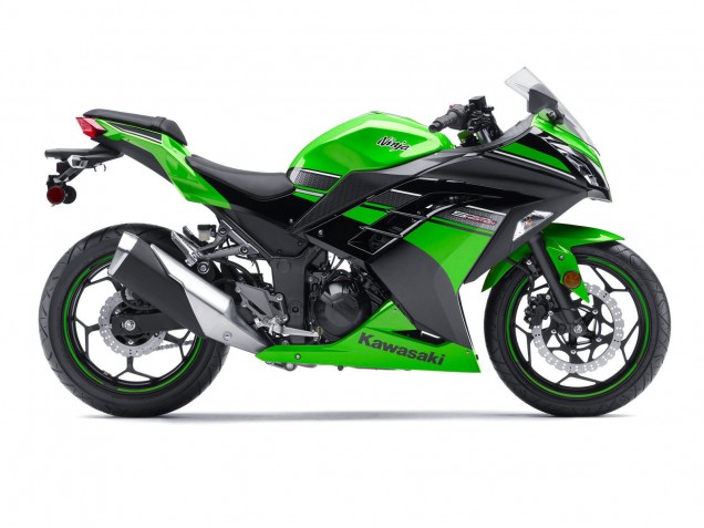 Purchase 2013-2024 Green Black Kawasaki EX300 Motorcycle Fairing UK