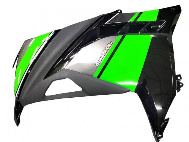 Purchase 2013-2024 Green Silver Black Kawasaki EX300 Motorcycle Fairings UK