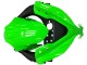 Purchase 2013-2024 Green Silver Black Kawasaki EX300 Motorcycle Fairings UK