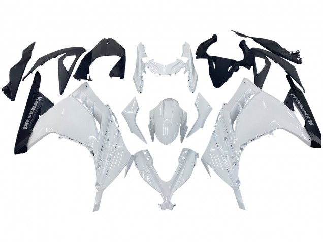 Purchase 2013-2024 White Black Kawasaki EX300 Motorcycle Fairings UK