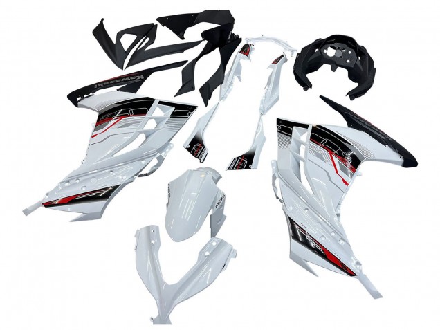 Purchase 2013-2024 White Red Black Kawasaki EX300 Motorcycle Fairings UK