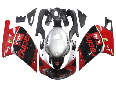 Purchase 2000-2005 Red Black Silver Racing Aprilia RS125 Motorcycle Fairings UK