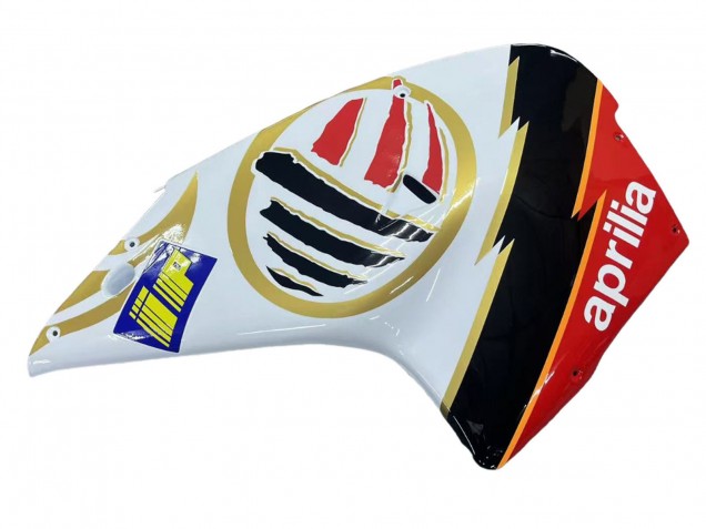 Purchase 2000-2005 White Gold Red Aprilia RS125 Motorcycle Fairings UK Purchase 2000-2005 White Gold Red Aprilia RS125 Motorcycle Fairings UK